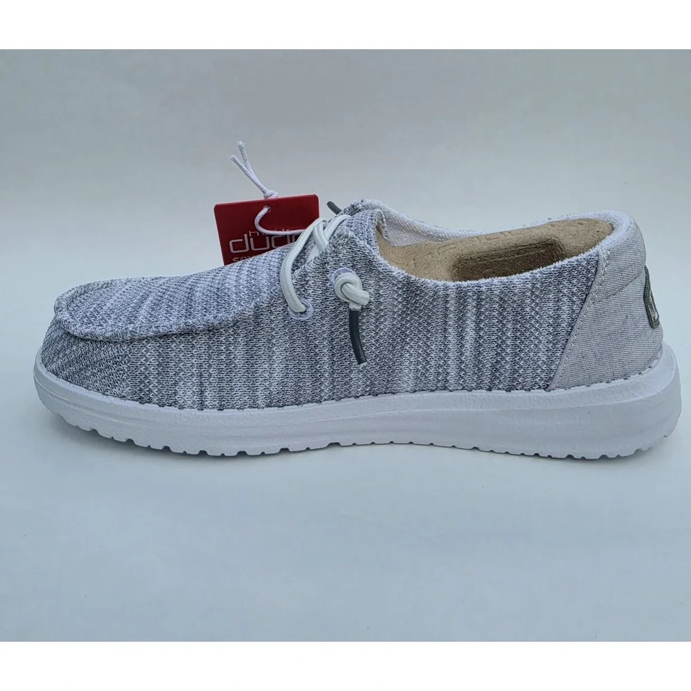 Hey Dude Wendy‎ Sox Glacier Grey Womens 5